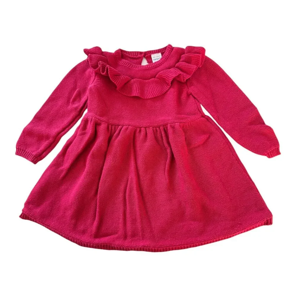 Carter's Girls Sweater Dress and Jeggings Leggings Size 18 Months Fall Winter